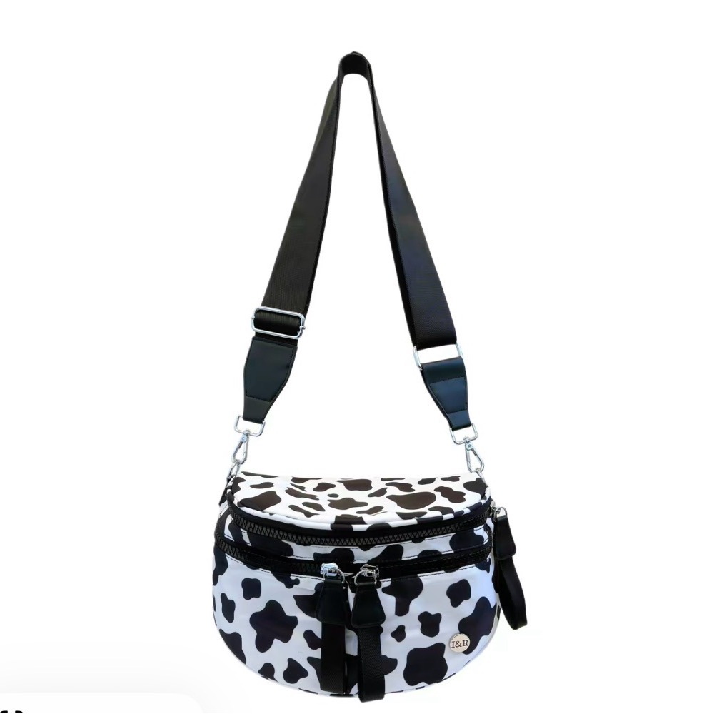 Iris and Rainbow Cow Print Best Version Crossbody Bag- BUNDLE!